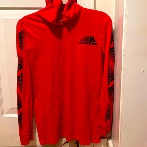 Adidas Large long sleeve hooded T-shirt